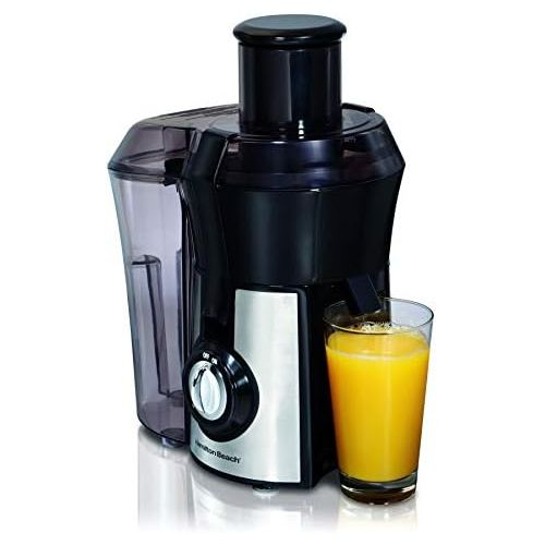  [아마존 핫딜]  [아마존핫딜]Hamilton Beach Pro Juicer Machine, Big Mouth Large 3” Feedchute, Easy to Clean, Centrifugal, BPA Free, 800W (67608A), Silver