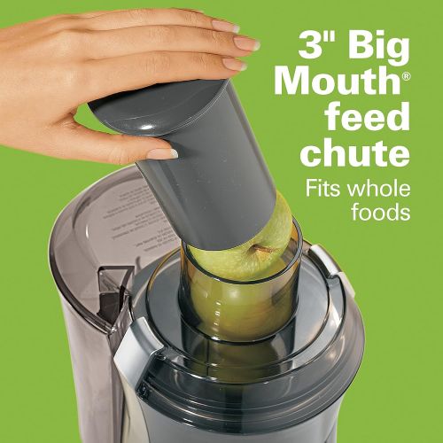  [아마존 핫딜]  [아마존핫딜]Hamilton Beach Pro Juicer Machine, Big Mouth Large 3” Feedchute, Easy to Clean, Centrifugal, BPA Free, 800W (67608A), Silver