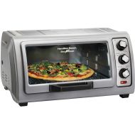 [아마존 핫딜] [아마존핫딜]Hamilton Beach 31127D Countertop Toaster Oven, Roll-Top Door, Silver