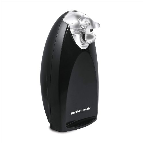  [아마존 핫딜] [아마존핫딜]Hamilton Beach Classic Chrome Heavyweight Electric Automatic Can Opener with SureCut Patented Technology, Knife Sharpener, Cord Storage, Black (76380Z)