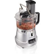 [아마존핫딜][아마존 핫딜] Hamilton Beach Stack & Snap 8-Cup Food Processor & Vegetable Chopper with Adjustable Slicing Blade, Built-in Bowl Scraper & Storage Case, Silver (70820)