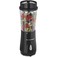 [아마존 핫딜] Hamilton Beach Personal Blender for Shakes and Smoothies with 14oz Travel Cup and Lid, Black (51101AV)