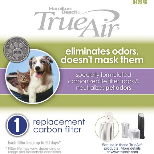  [아마존베스트]Hamilton Beach Replacement Carbon Pet Filter. Works with TrueAir 04384, 04386, 04532, 04532GM, & 04530 (04294G)