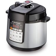 [아마존베스트]Hamilton Beach 34500 Multi-function Electric Pressure Cooker with Brown/Saute, Steam and Rice Smart Cooking Presets, 6 quart, Stainless
