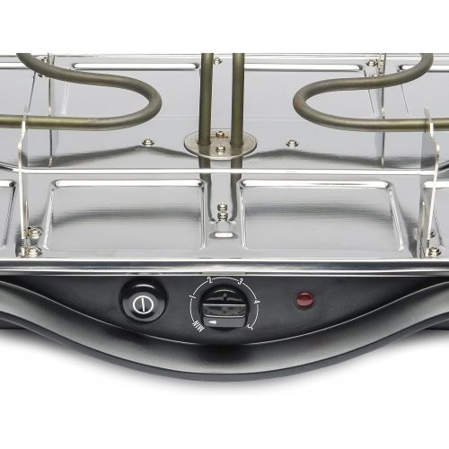  [아마존베스트]Hamilton Beach 8-Serving Raclette Electric Indoor Grill, Ideal for Parties and Family Fun, Black (31612-MX)