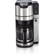 [아마존베스트]Hamilton Beach Programmable Grind and Brew Coffee Maker (45505), 12 Cup, Black