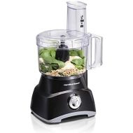 [아마존베스트]Hamilton Beach Food Processor, Slicer and Vegetable Chopper with Compact Storage, 8 Cups (70740), Black