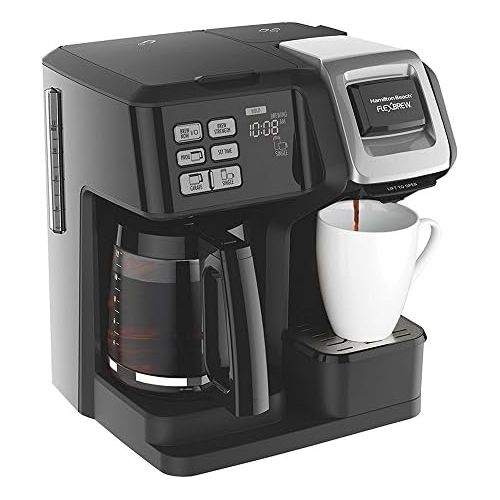  [아마존베스트]Hamilton Beach FlexBrew 2-Way Brewer Programmable Coffee Maker (49976) with Extended Warranty