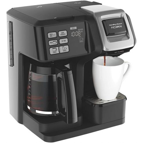  [아마존베스트]Hamilton Beach FlexBrew 2-Way Brewer Programmable Coffee Maker (49976) with Extended Warranty