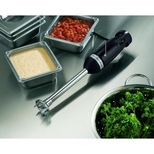  [아마존베스트]Hamilton Beach Commercial HMI200 Immersion Blender, 175W, 2 Speeds, Detachable 9 Chopping/Mixing Shaft, 17.74 H, 3.15 W, 2.57 L, Black