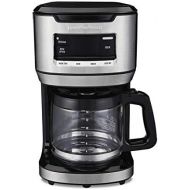 [아마존베스트]Hamilton Beach Programmable Front-Fill Coffee Maker, Extra-Large 14 Cup Capacity, Black/Stainless (46390)
