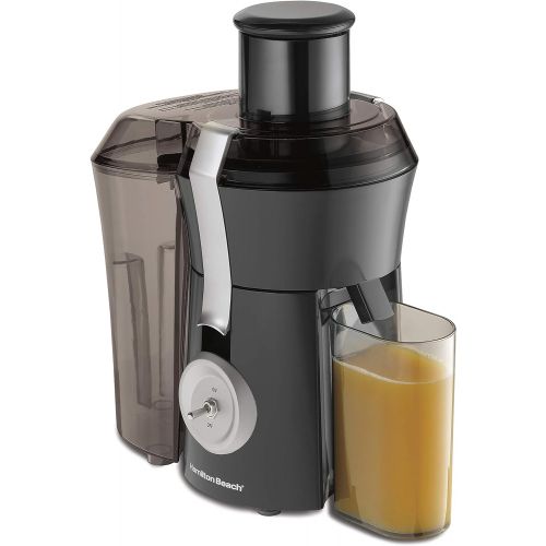  [아마존베스트]Hamilton Beach Pro Juicer Machine, Big Mouth Large 3 Feed Chute, Centrifugal, Easy to Clean, Powerful 1.1 HP Motor, Grey and Die-Cast Metal (67650A)