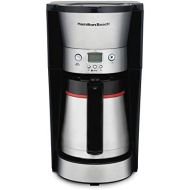 [아마존베스트]Hamilton Beach Thermal 10-Cup Coffee Maker, Programmable, Cone Filter, Flexible Brewing, Stainless Steel (46899A)