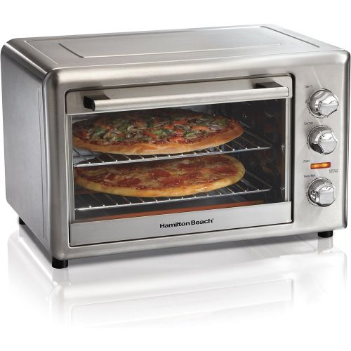  [아마존베스트]Hamilton Beach 31103Da Countertop Convection & Rotisserie Convection Oven, Extra-Large, Stainless Steel