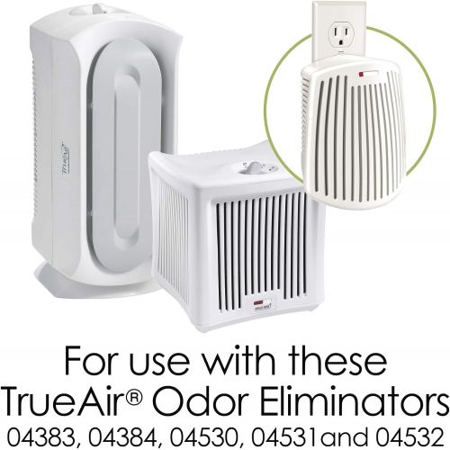  Hamilton Beach TrueAir Replacement Carbon Filter for Odor Eliminators, Common Household-Trash, Pet, Smoke and Bathroom, 3-Pack (04230G)