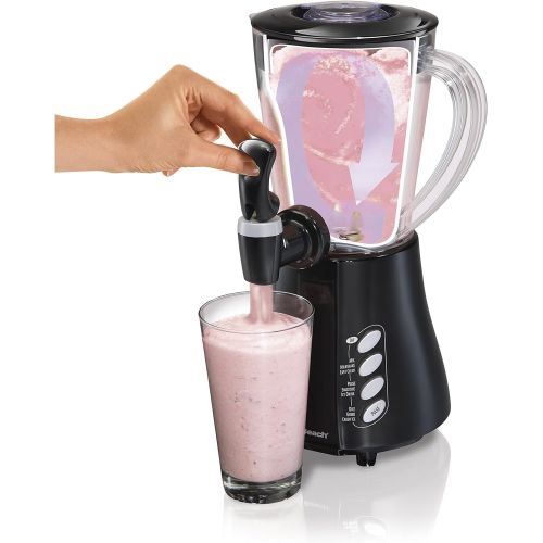  Hamilton Beach Wave Station Express Dispensing Blender with 48 oz Jar, Black (58615)