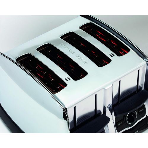  Hamilton Beach 24850 Hamilton Beach 4 Slice Extra-Wide Slot Commercial Toaster, Chrome, 120 Volts