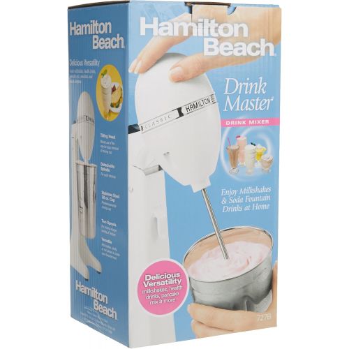  Hamilton Beach 727B Classic DrinkMaster Drink Mixer, White