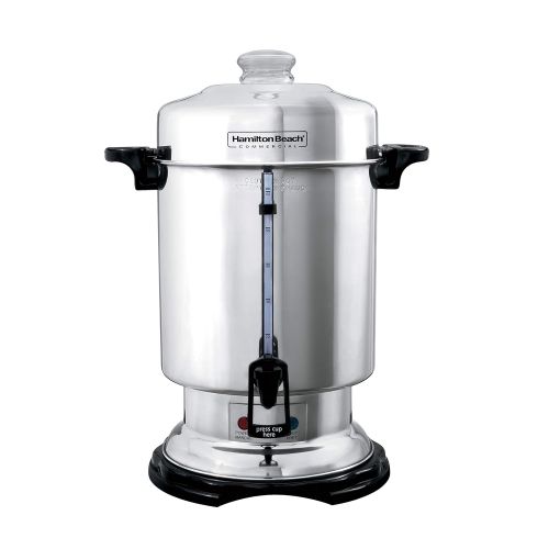  Hamilton Beach Commercial Stainless Steel Coffee Urn, 60 Cup Capacity D50065