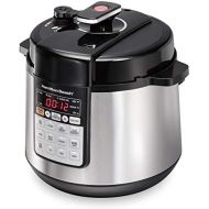 Hamilton Beach 10-in-1 Multi-Function Electric Pressure Cooker, 6 quart, Steamer, Saute and Warmer, Stainless Steel (34502)