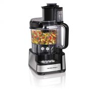 Hamilton Beach 12-Cup Stack & Snap Food Processor & Vegetable Chopper, Black (70725A)