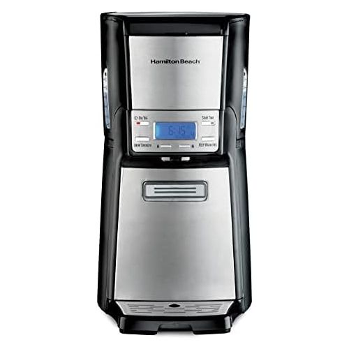  Hamilton Beach (48465) Coffee Maker with 12 Cup Capacity & Internal Storage Coffee Pot, Brewstation, Black & Stainless