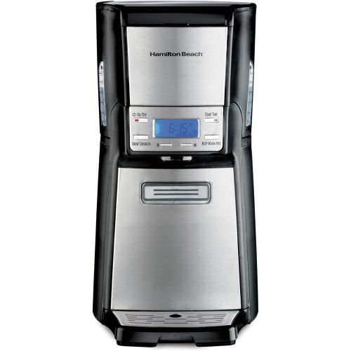  Hamilton Beach (48465) Coffee Maker with 12 Cup Capacity & Internal Storage Coffee Pot, Brewstation, Black & Stainless