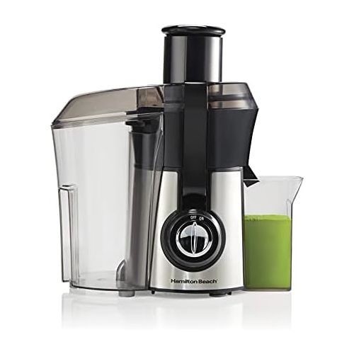  Hamilton Beach Pro Juicer Machine, Big Mouth Large 3” Feedchute, Easy to Clean, Centrifugal, BPA Free, 800W (67608A), Silver