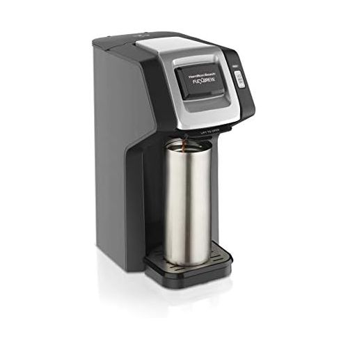  Hamilton Beach 49974 FlexBrew Single-Serve Coffee Maker Compatible with Pod Packs and Grounds, Black