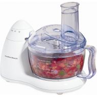 Hamilton Beach Compact 8-Cup Food Processor & Vegetable Chopper for Chopping, Shredding, Slicing, Mixing and Mincing, White (70450)