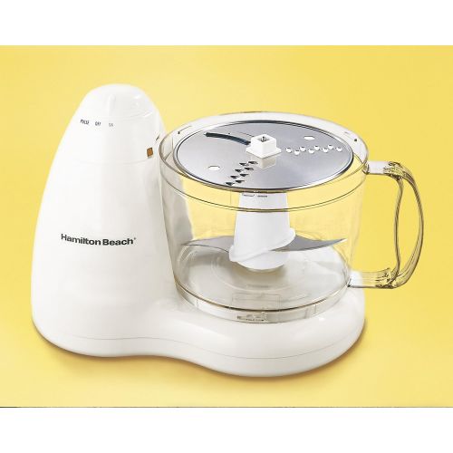  Hamilton Beach Compact 8-Cup Food Processor & Vegetable Chopper for Chopping, Shredding, Slicing, Mixing and Mincing, White (70450)