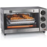 Hamilton Beach Sure-Crisp Air Fryer Countertop Toaster Oven, Fits 9” Pizza, 4 Slice Capacity, Powerful Circulation, Auto Shutoff, Stainless Steel (31403)