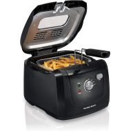 Hamilton Beach Electric Deep Fryer, Cool Touch Sides Easy to Clean Nonstick Basket, 8 Cups / 2 Liters Oil Capacity, Black