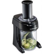 Hamilton Beach 3-in-1 Electric Vegetable Spiralizer & Slicer With 3 Cutting Cones for Veggie Spaghetti, Linguine, and Ribbons, 6-Cups, Black,70930