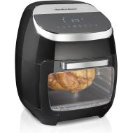 Hamilton Beach 11.6 QT Digital Air Fryer Oven with Rotisserie and Rotating Basket, 8 Pre-Set Functions including Dehydrator, Roaster & Toaster, 1700W, Black (35070)