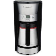 Hamilton Beach Thermal 10-Cup Coffee Maker, Programmable, Cone Filter, Flexible Brewing, Stainless Steel (46899A): Kitchen & Dining