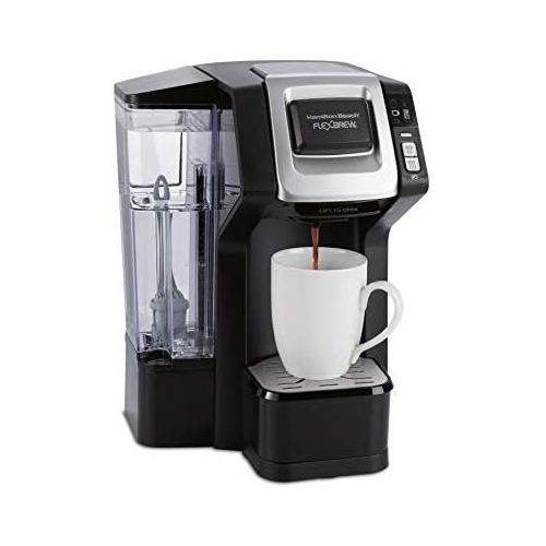  Hamilton Beach 49968 FlexBrew Connected Single Cup Coffee Maker with Amazon Dash Auto Replenishment for Coffee Pods: Kitchen & Dining