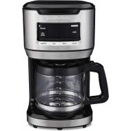 Hamilton Beach Programmable FrontFill Coffee Maker, Extra-Large 14 Cup Capacity, Black/Stainless (46390): Kitchen & Dining