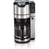 Hamilton Beach Programmable Grind and Brew Coffee Maker (45505), 12 Cup, Black: Kitchen & Dining