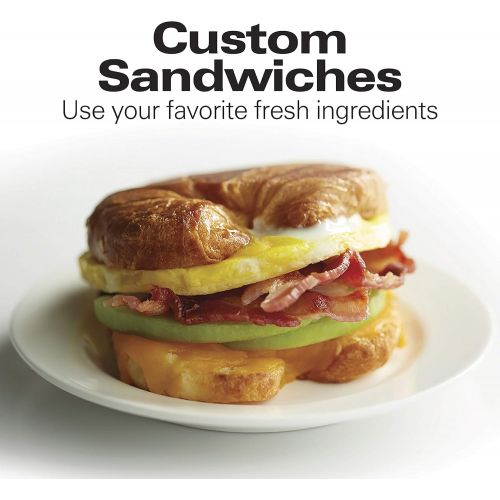  Hamilton Beach Breakfast Sandwich Maker, Silver (25475A): Electric Sandwich Makers: Kitchen & Dining