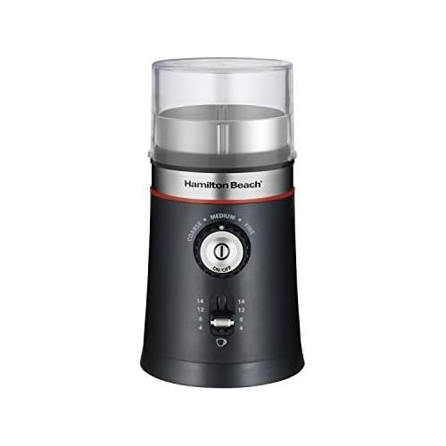  [아마존베스트]Hamilton Beach 10oz Electric Coffee Grinder with Multiple Grind Settings for up to 14 Cups, Stainless Steel Blades, Black