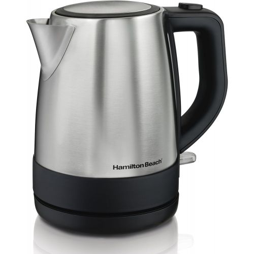  [아마존베스트]Hamilton Beach Electric Tea Kettle, Water Boiler & Heater, 1 L, Cordless, Auto-Shutoff & Boil-Dry Protection, Stainless Steel (40998)