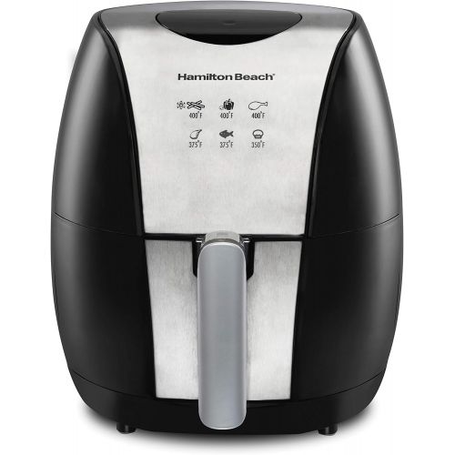  [아마존베스트]Hamilton Beach 3.2 Quart Digital Air Fryer Oven with 6 Presets, Easy to Clean Nonstick Basket, Black (35065)