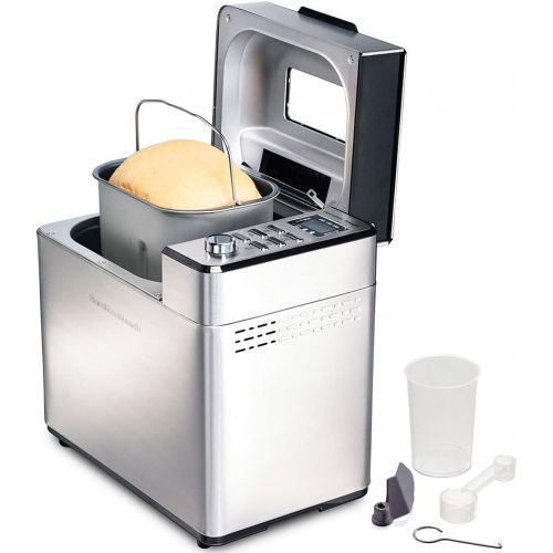  Hamilton Beach 29888 Premium Dough and Bread Maker Machine 2 LB Loaf Capacity Bundle with 1 YR CPS Enhanced Protection Pack
