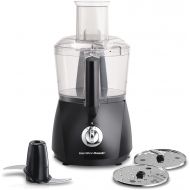 Hamilton Beach ChefPrep 10-Cup Food Processor & Vegetable Chopper with 6 Functions to Chop, Puree, Shred, Slice and Crinkle Cut, Black (70670)