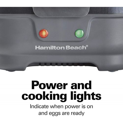  Hamilton Beach Electric Egg Bites Cooker & Poacher with Removable Nonstick Tray Makes 2 in Under 10 Minutes, Teal (25506)