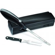 Hamilton Beach Electric Knife for Carving Meats, Poultry, Bread, Crafting Foam and More, Storage Case and Serving Fork Included, Black