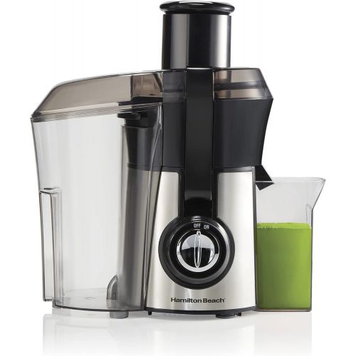  [아마존베스트]Hamilton Beach Pro Juicer Machine, Big Mouth Large 3” Feedchute, Easy to Clean, Centrifugal, BPA Free, 800W (67608A), Silver