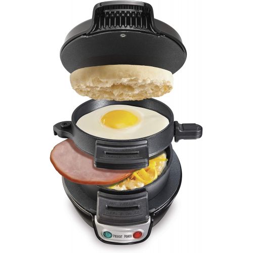  [아마존베스트]Hamilton Beach Breakfast Sandwich Maker, Black (25477)