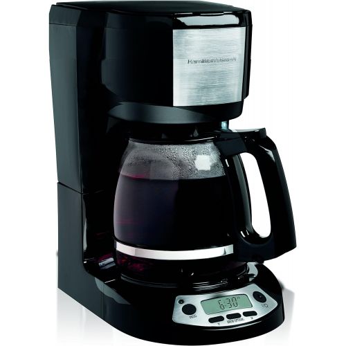  Hamilton Beach 49615C 12 Cup Programmable Coffee Maker Black